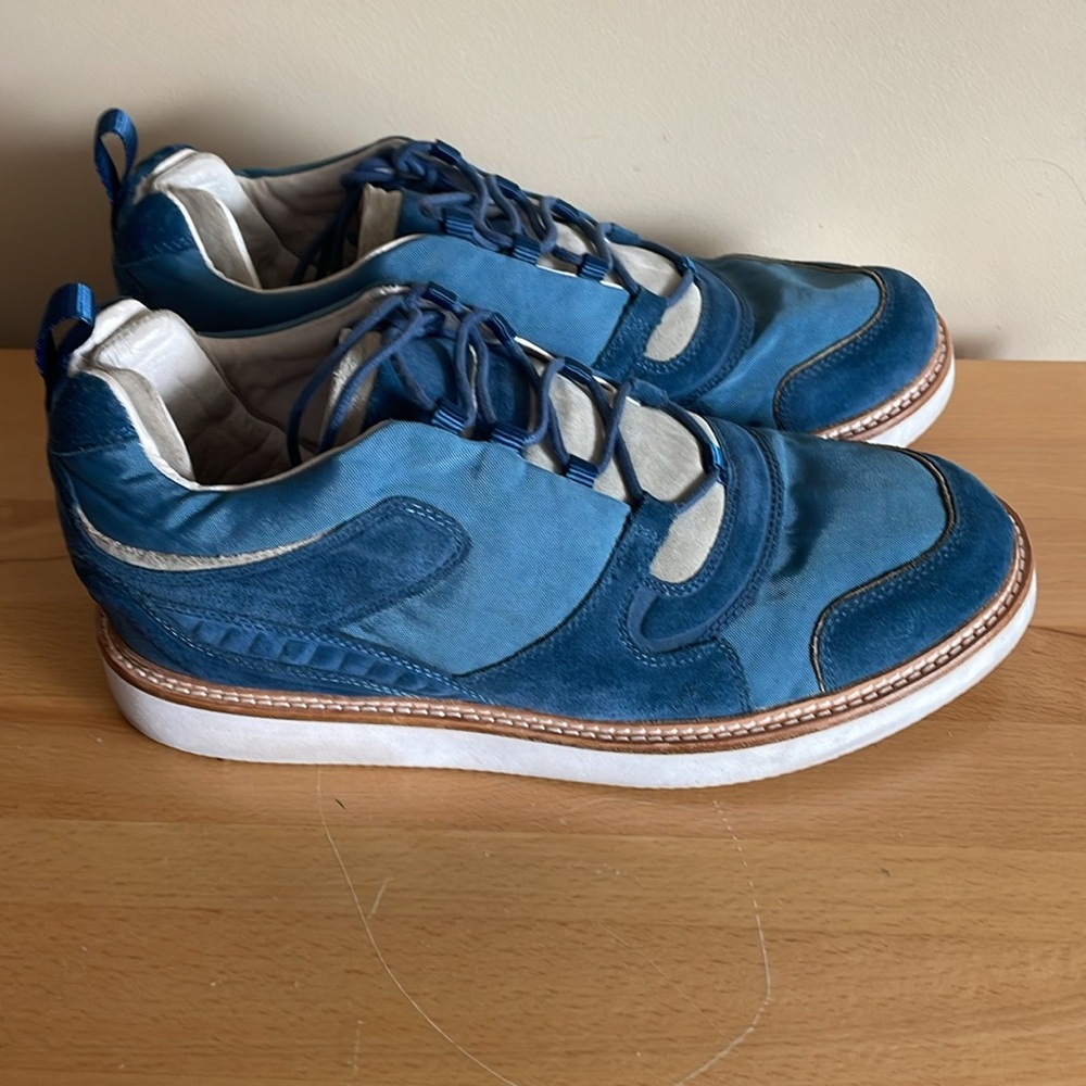 Men's Marcus Alexander Barlow Low Top Sneakers Size 10 Blue Sage